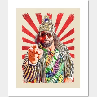 Macho King Wrestling Vintage Fan Art Posters and Art